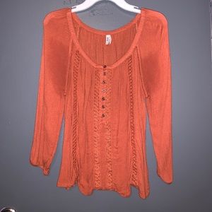 Orange Blouse